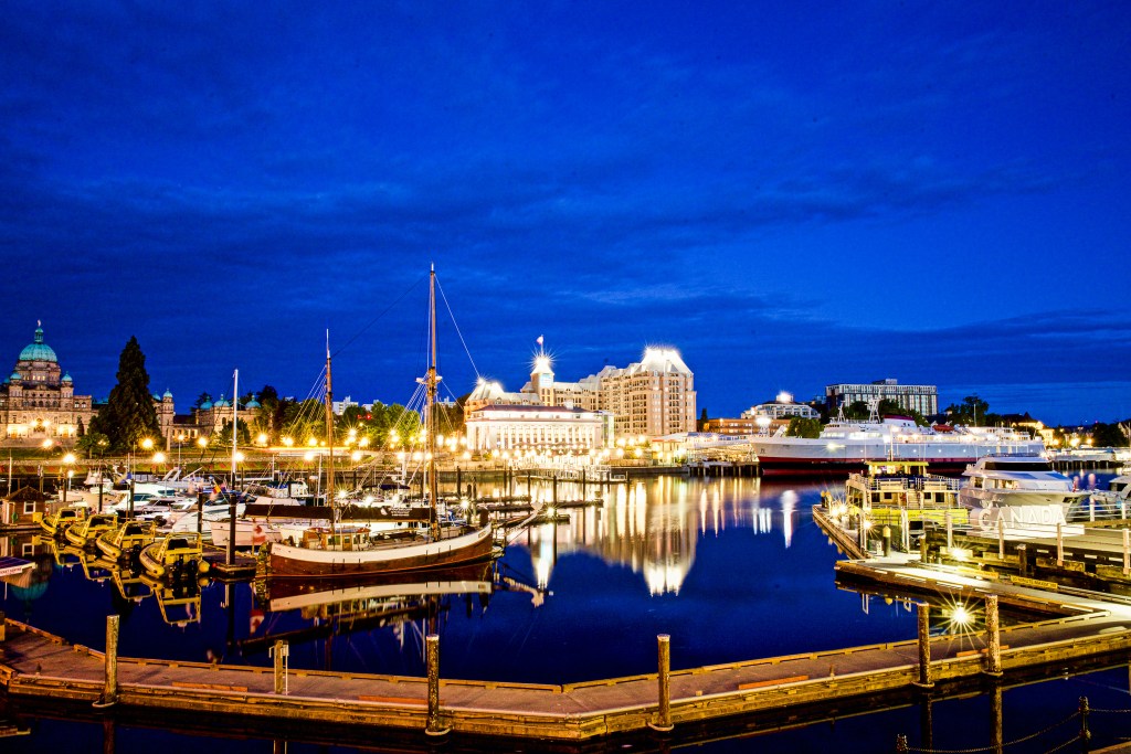 Harbor view in Victoria, BC