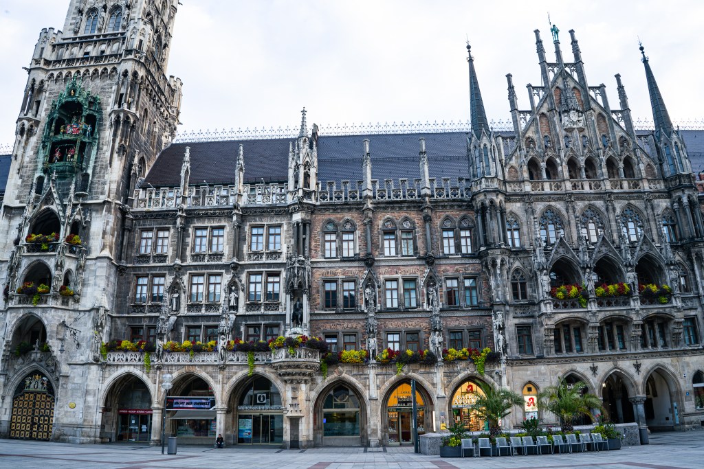 The Rathaus in Marienplatz 