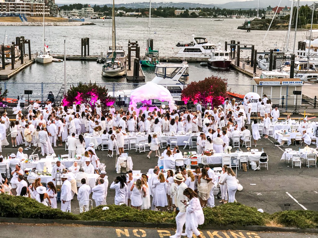 White party in Victoria, BC
