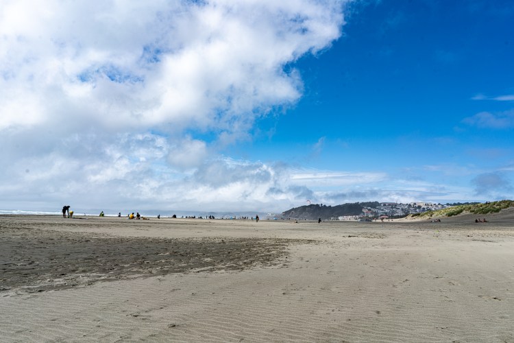 Ocean beach in San Francisco